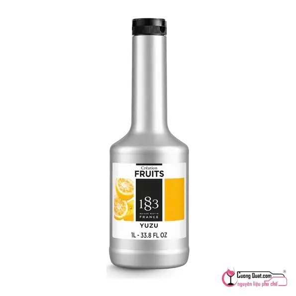 1883 Mứt Sệt Chanh Yuzu 1L, Chai 1L, thùng 6