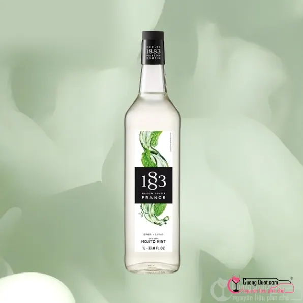 1883 Siro Bạc Hà Mojito 1L, Chai 1L, thùng 6