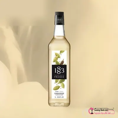 1883 Siro Bạch Đậu Khấu Cardamom 1L, Chai 1L, thùng 6