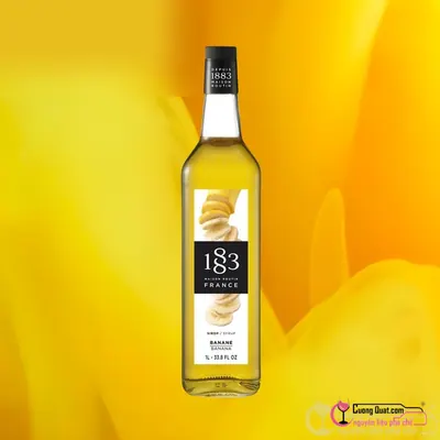 1883 Siro Chuối 1L, Chai 1L, thùng 6