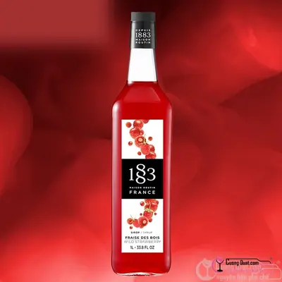 1883 Siro Dâu Rừng 1L, Chai 1L, thùng 6