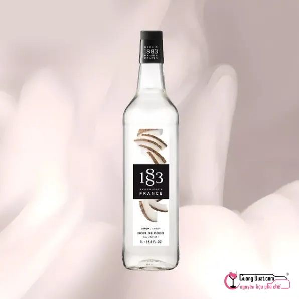 1883 Siro Dừa 1L, Chai 1L, thùng 6