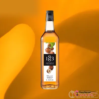 1883 Siro Hạt Phỉ 1L, Chai 1L, thùng 6