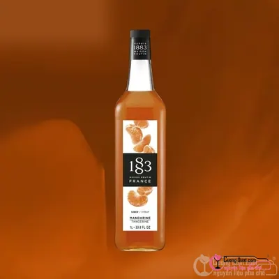 1883 Siro Hoa Quýt Tangerine 1L, Chai 1L, thùng 6
