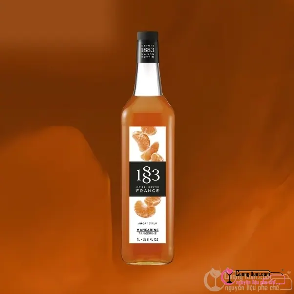 1883 Siro Hoa Quýt Tangerine 1L, Chai 1L, thùng 6