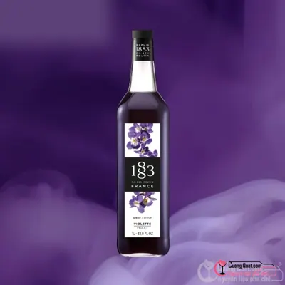 1883 Siro Hoa Violet 1L, Chai 1L, thùng 6