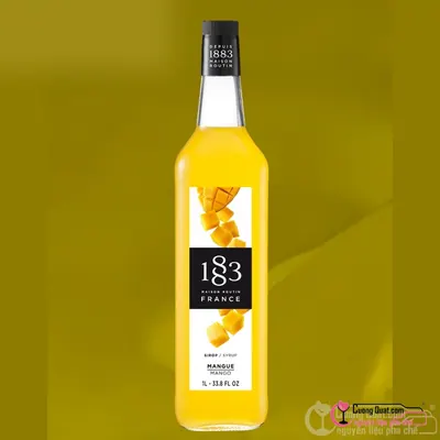 1883 Siro Xoài 1L, Chai 1L, thùng 6