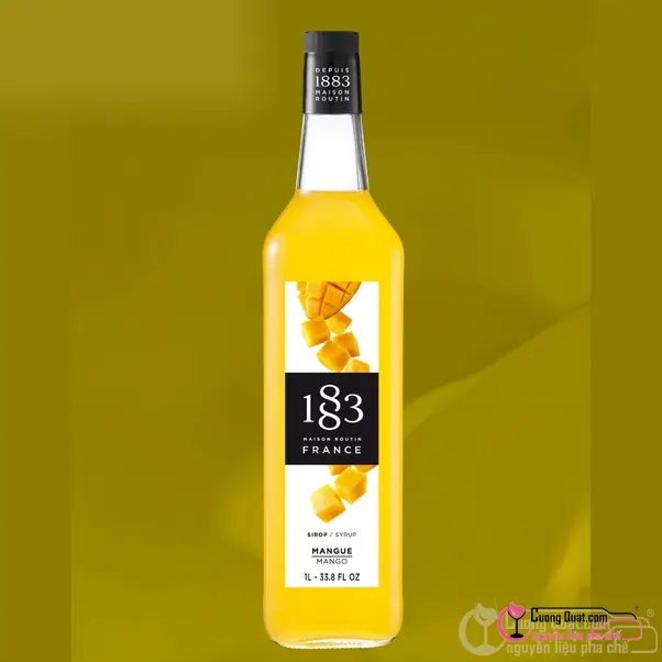 1883 Siro Xoài 1L, Chai 1L, thùng 6