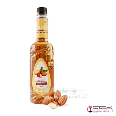 Aumis Siro Hạnh Nhân Nướng 750ml, Chai 750ml, thùng 12