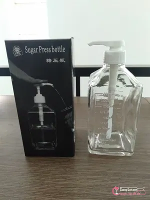 Bình Bơm Đường 1100ml( Thủy Tinh), Cái 1100ml
