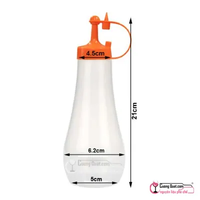 Bình Đựng Sốt Loại Đẹp 360ml, Cái 360ml
