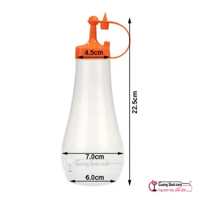 Bình Đựng Sốt Loại Đẹp 480ml, Cái 480ml
