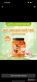 Boduo Hoa Quả Nhiệt Đới 900g, Hộp 900g, thùng 12