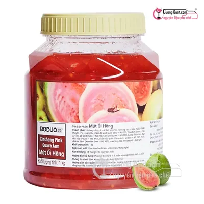 Boduo Ổi Hồng 1kg, Hộp 1kg, thùng 12