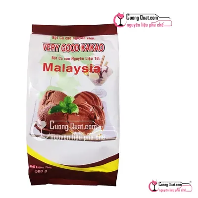 Bột Ca Cao Malaysia 500g, Gói 500g, thùng 20