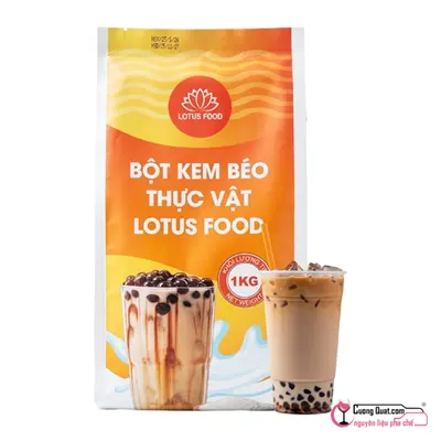 Bột Kem Béo Lotus Cam 1kg, Gói 1kg, thùng 10