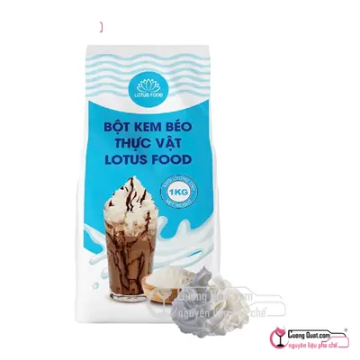 Bột Kem Béo Lotus Xanh 1kg, Gói 1kg, thùng 20