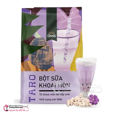 Bột Khoai Môn Dans 500g, Gói 500g, thùng 16