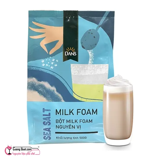 Bột Màng Sữa Muối Nguyên Vị Dans 500g, Gói 500g, thùng 16
