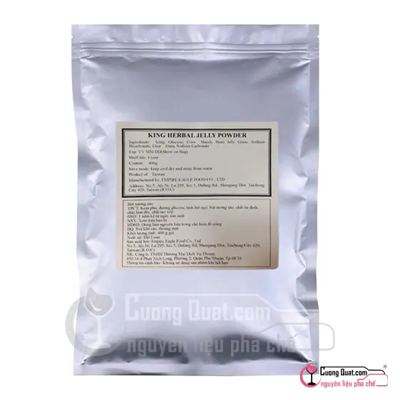 Bột Sương Sáo Đài Loan King 400g, Gói 400g, thùng 40