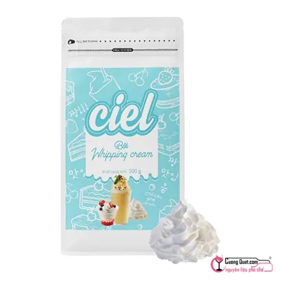 Bột Whipping Cream Ciel 500g, Gói 500g, thùng 20