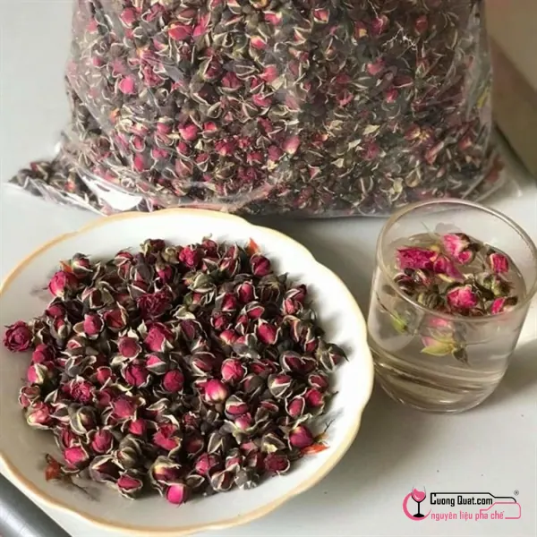 Búp Hoa Hồng Khô 100g, Gói 100g