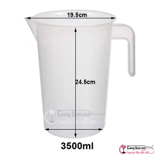 Ca Nhựa Nắp 3.5L, Cái 3.5L