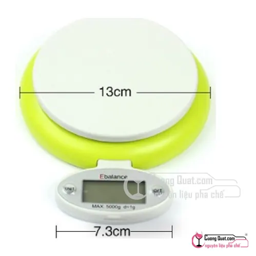 Cân Điện Tử C303 Xanh Lá 5kg, Cái 5kg