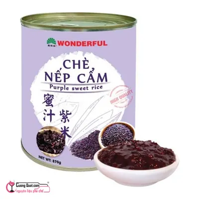 Chè Nếp Cẩm Wonderful 870g, Hộp 870g, thùng 12