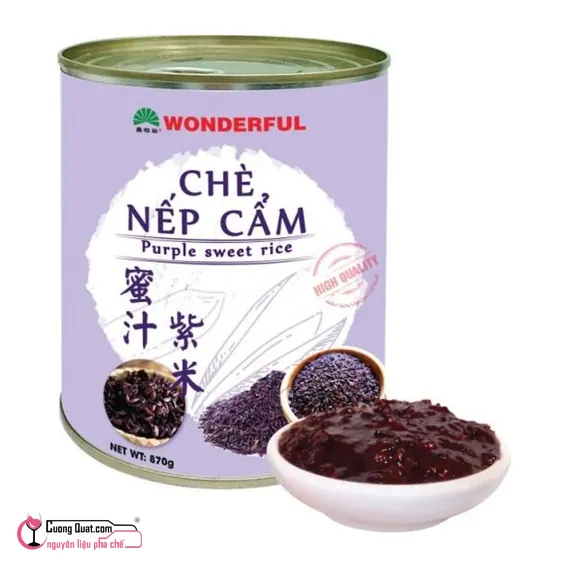 Chè Nếp Cẩm Wonderful 870g, Hộp 870g, thùng 12