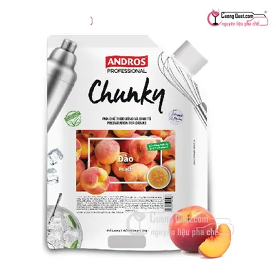 Chunky Đào 1kg, Gói 1kg, thùng 8