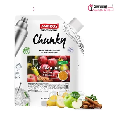 Chunky Lê Táo Quế 1kg, Gói 1kg, thùng 8