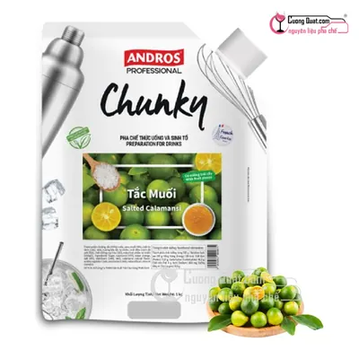 Chunky Tắc Muối 1kg, Gói 1kg, thùng 8