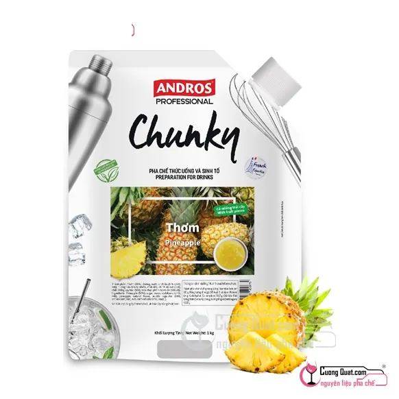 Chunky Thơm 1kg, Gói 1kg, thùng 8
