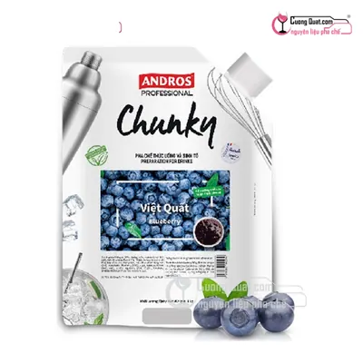 Chunky Việt Quất 1kg, Gói 1kg, thùng 8