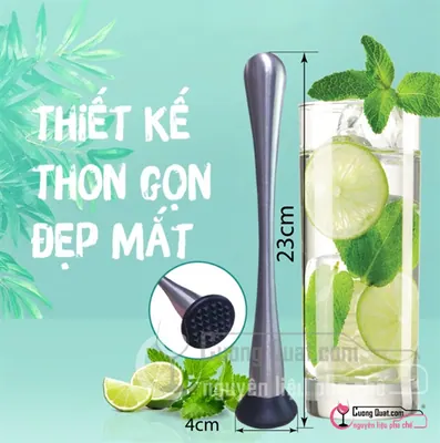 Dằm Trái Cây Inox (Eo) 23cm, Cái