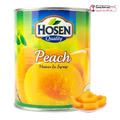 Đào Ngâm Hosen 825g, Hộp 825g, thùng 12