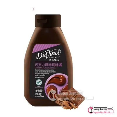 Davinci Sốt Socola 500ml, Chai 500ml, thùng 12