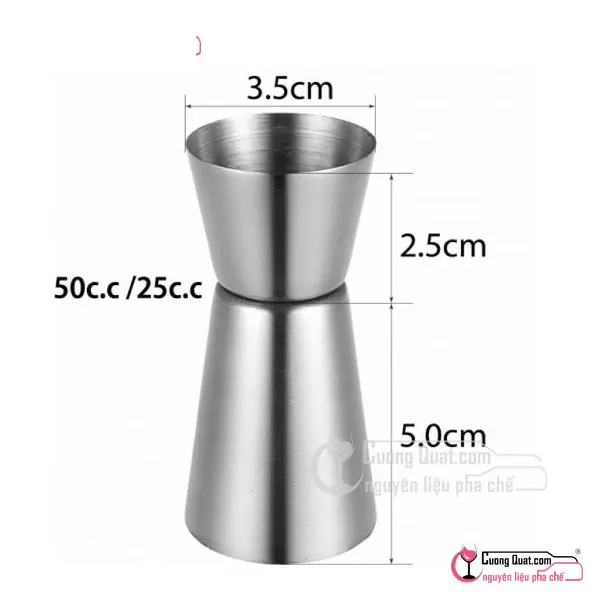 Đong Inox 2 Đầu (25–50), Cái
