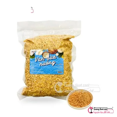 Dừa Nướng Bến Tre 500g, Gói 500g, thùng 40