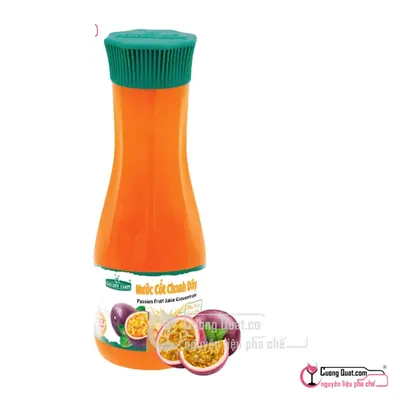 GDF Nước Cốt Chanh Dây 800ml, Chai 800ml, thùng 12