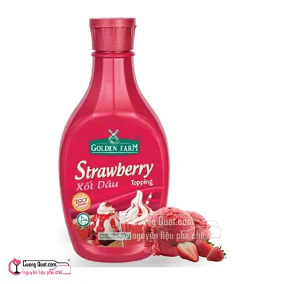 GDF Sốt Dâu 630g, Chai 630g, thùng 12