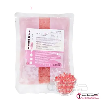 Hạt Nổ Củ Năng Hồng Heston 500g, Gói 500g, thùng 24
