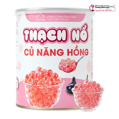 Hạt Nổ Củ Năng Hồng Lotus 900g, Hộp 900g, thùng 12