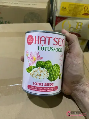 Hạt Sen Ngâm Lotus 565g, Hộp 565g, thùng 12