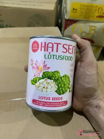 Hạt Sen Ngâm Lotus 565g, Hộp 565g, thùng 12