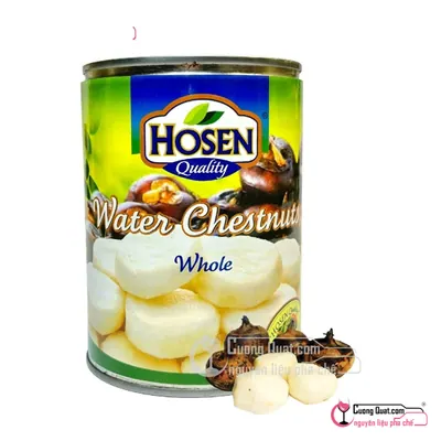 Hosen Củ Năng 565g, Hộp 565g, thùng 12