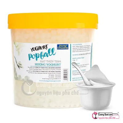 Hùng Chương Thủy Tinh 3.2kg Yogurt, Hủ 3.2kg, thùng 4