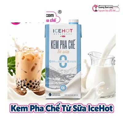 ICEHOT Kem Pha Chế Từ Sữa 936ml, Hộp 936ml, thùng