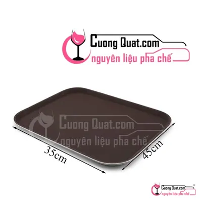 Khay Chữ Nhật Chống Trượt 35x45cm, Cái